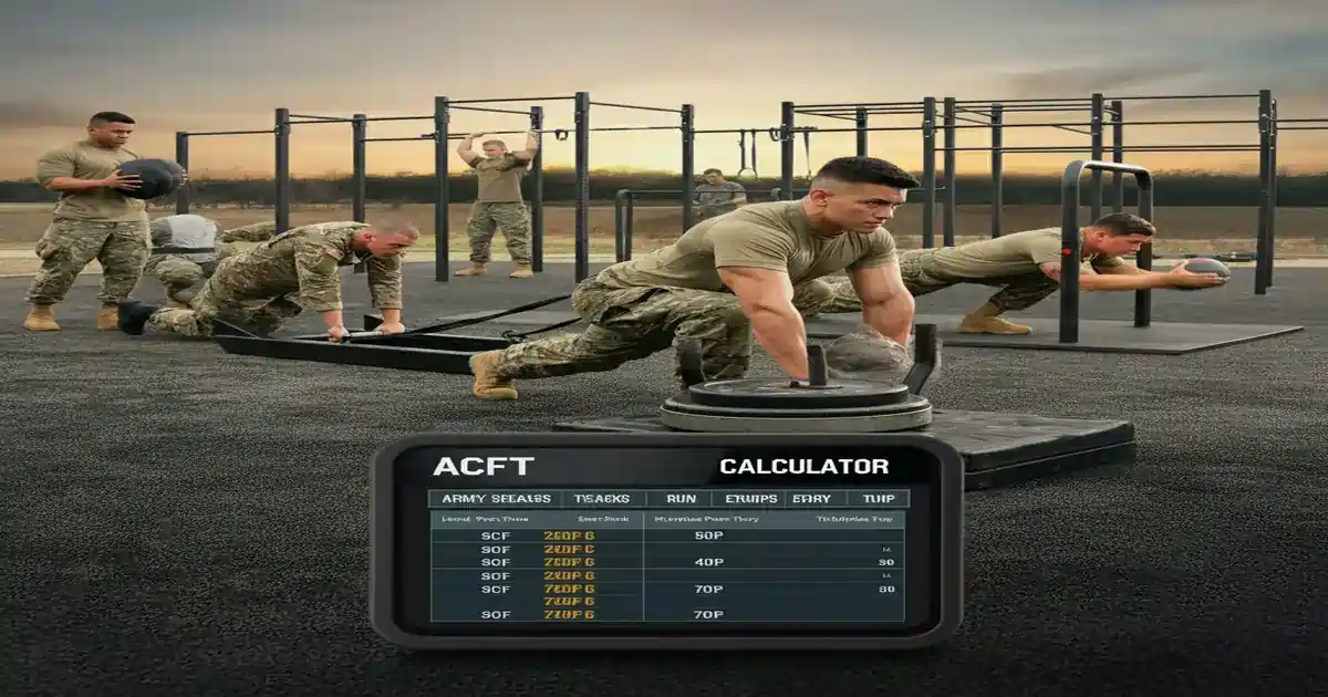 ACFT Calculator: Complete Guide to the Army Combat Fitness Test